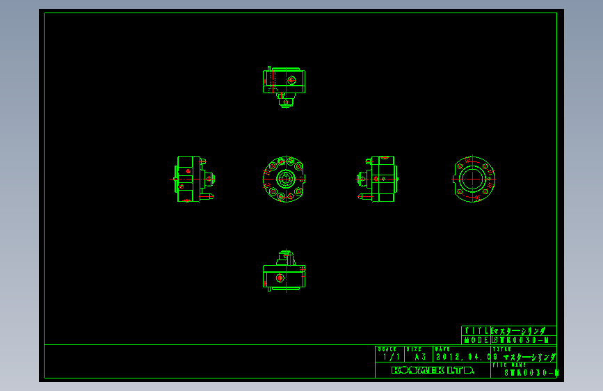 KOSMEKSWR0030-M多系列多零件图纸模型多系列多零件图纸模型