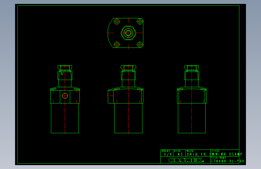 KOSMEKLT0480-SL-Y30多系列多零件图纸模型多系列多零件图纸模型