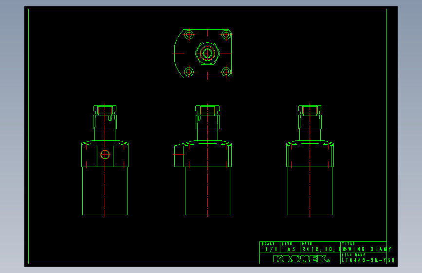 KOSMEKLT0480-SR-Y30多系列多零件图纸模型多系列多零件图纸模型