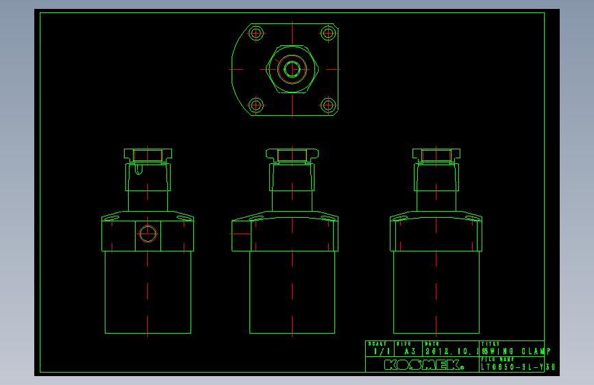 KOSMEKLT0650-SL-Y30多系列多零件图纸模型多系列多零件图纸模型