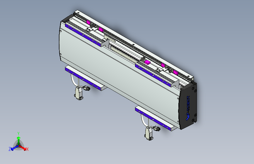 威洛博VL系列3d模型模组2VL17E2Y-S150