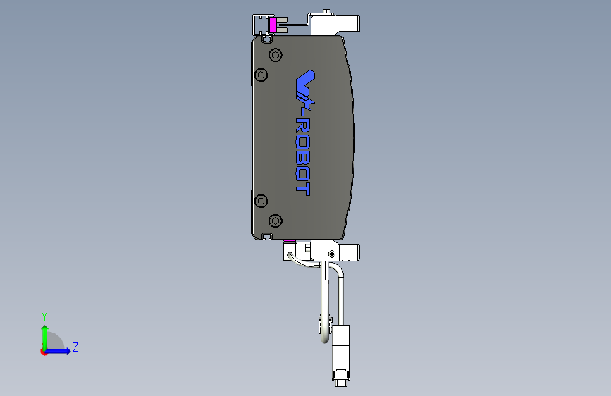 威洛博VL系列3d模型模组VL17E2Y-S900 左侧视图