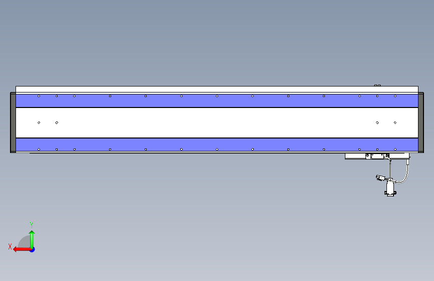 威洛博VL系列3d模型模组VL17E2Y-S900 背面视图