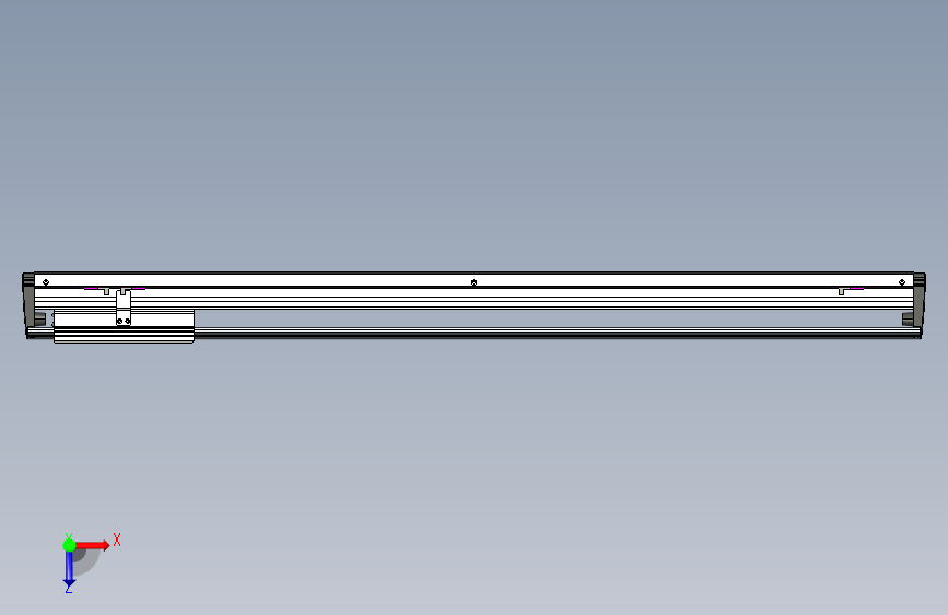 威洛博VL系列3d模型模组VL17E2Y-S900 俯视图