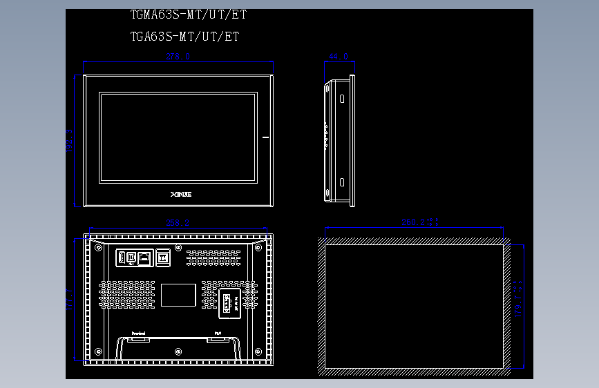人机界面TG(M)A63S、CCSG-A62