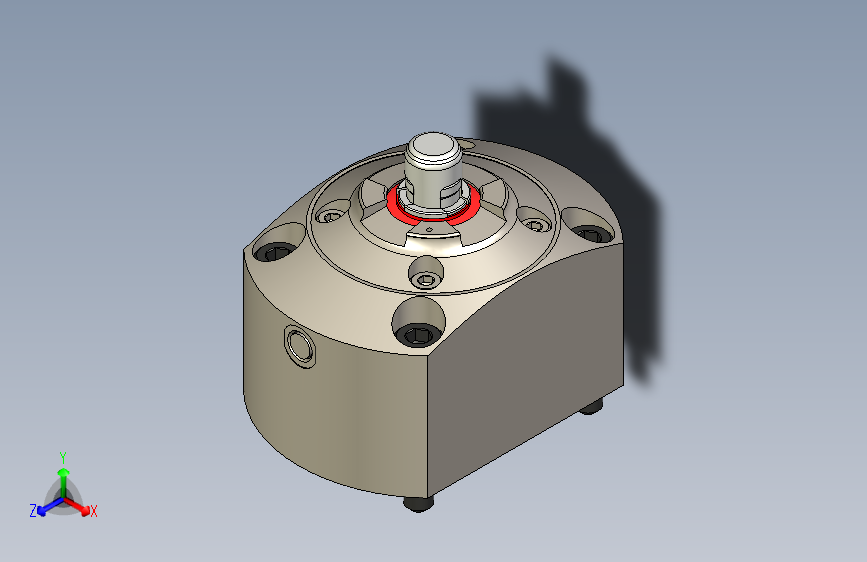 KOSMEKSFA2000-G0A-100多系列多零件图纸模型多系列多零件图纸模型 主视图