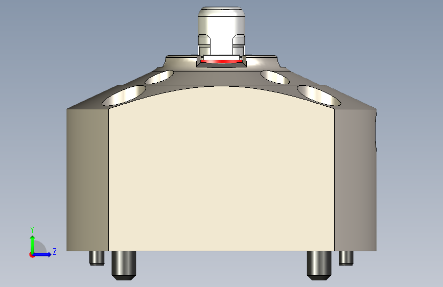 KOSMEKSFA2000-G0A-100多系列多零件图纸模型多系列多零件图纸模型 左侧视图