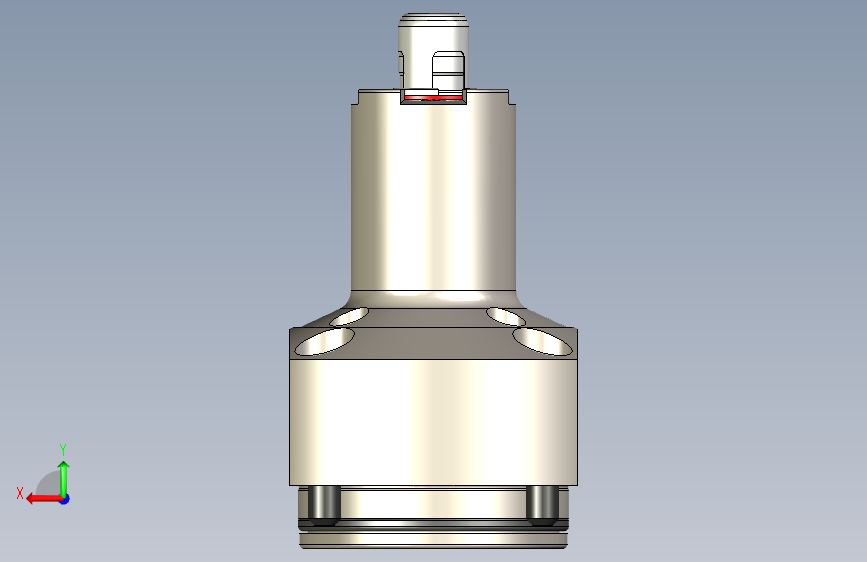 KOSMEKSFA2000-M1A-110-H60多系列多零件图纸模型多系列多零件图纸模型 背面视图