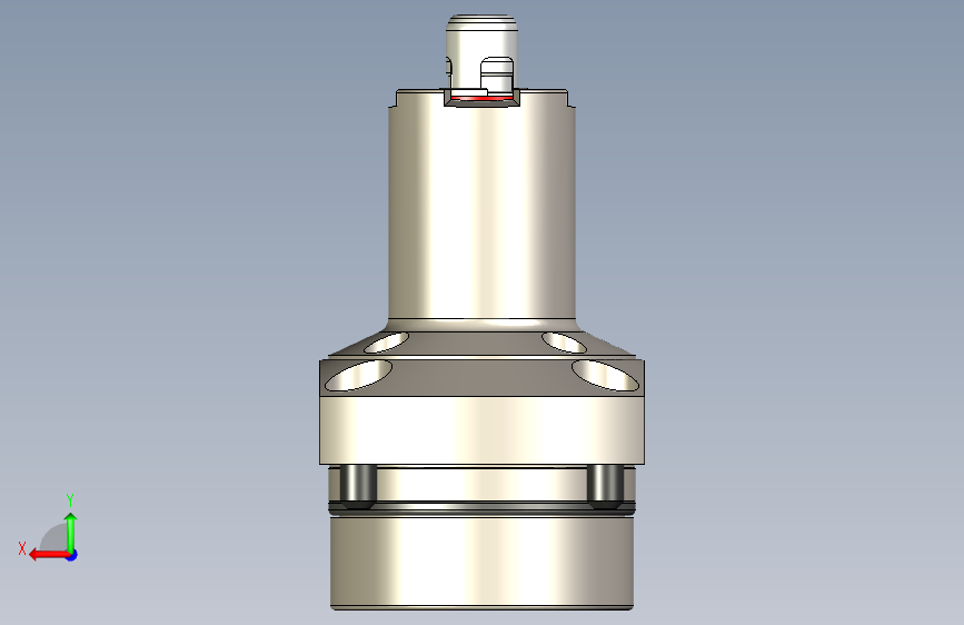 KOSMEKSFA2000-M2A-090-H50多系列多零件图纸模型多系列多零件图纸模型 背面视图