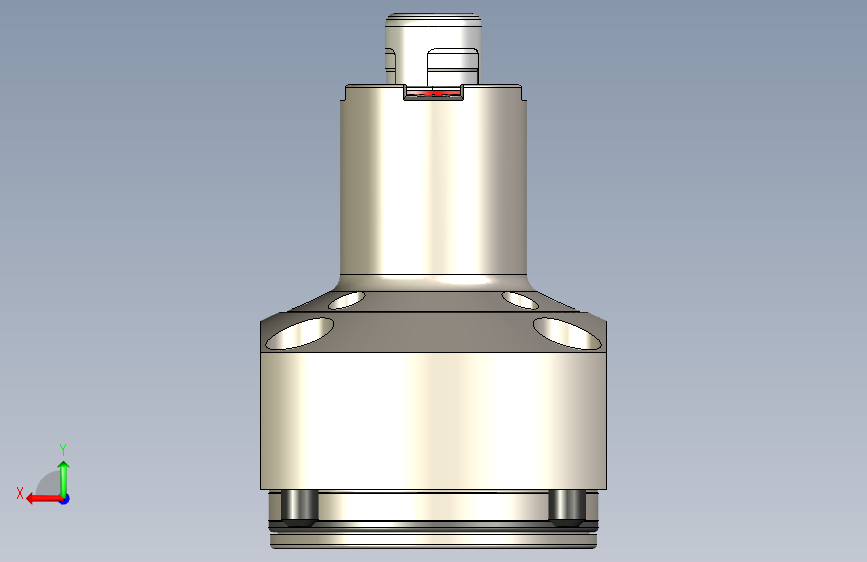 KOSMEKSFA3000-M1N-160-H65多系列多零件图纸模型多系列多零件图纸模型 背面视图