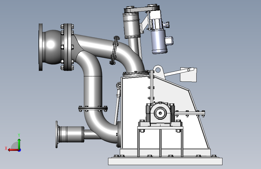 冲击式水轮机_SOLIDWORKS 2011_模型图纸下载 – 懒石网