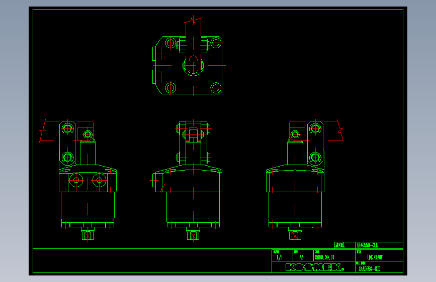 KOSMEKLKA0550-CLD多系列多零件图纸模型