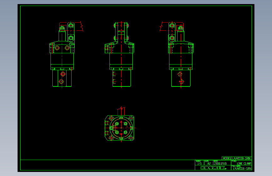 KOSMEKLKA0550-SRN多系列多零件图纸模型