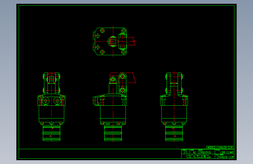 KOSMEKLKA0650-CCM多系列多零件图纸模型