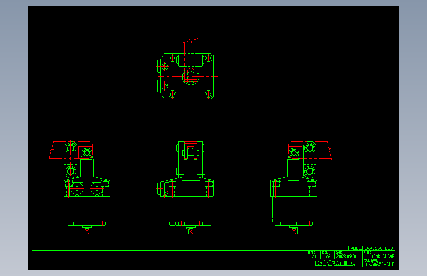 KOSMEKLKA0650-CLD多系列多零件图纸模型
