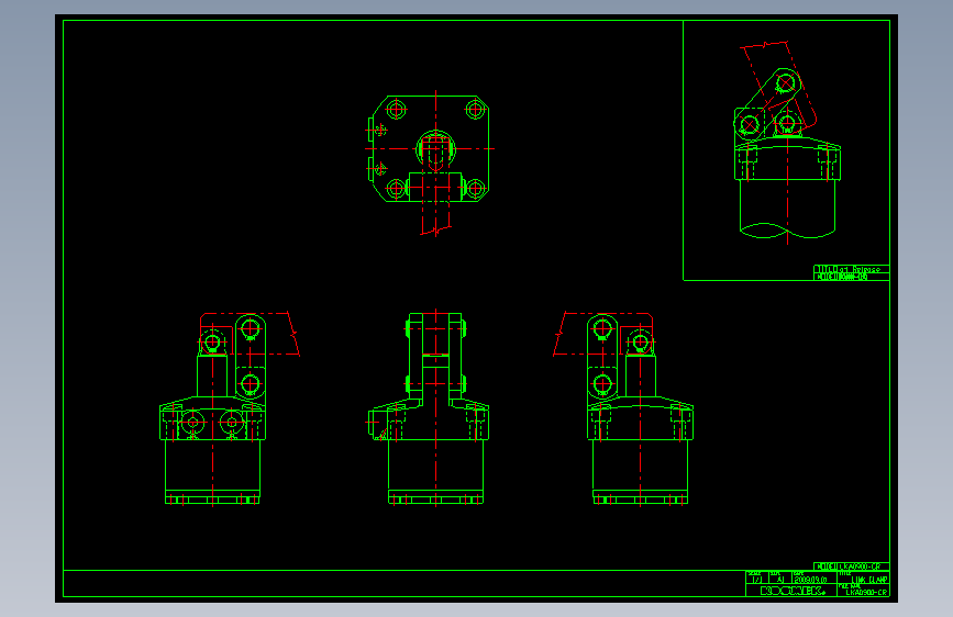 KOSMEKLKA0900-CR多系列多零件图纸模型