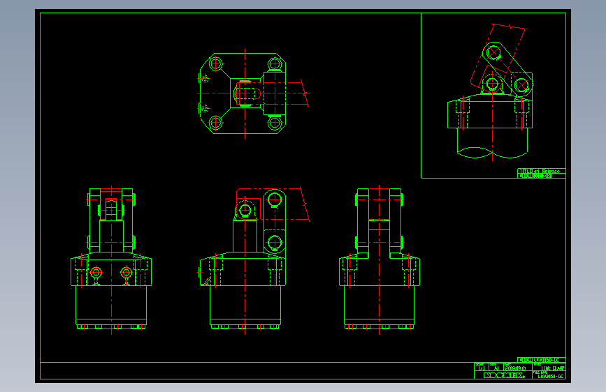 KOSMEKLKA1050-GC多系列多零件图纸模型