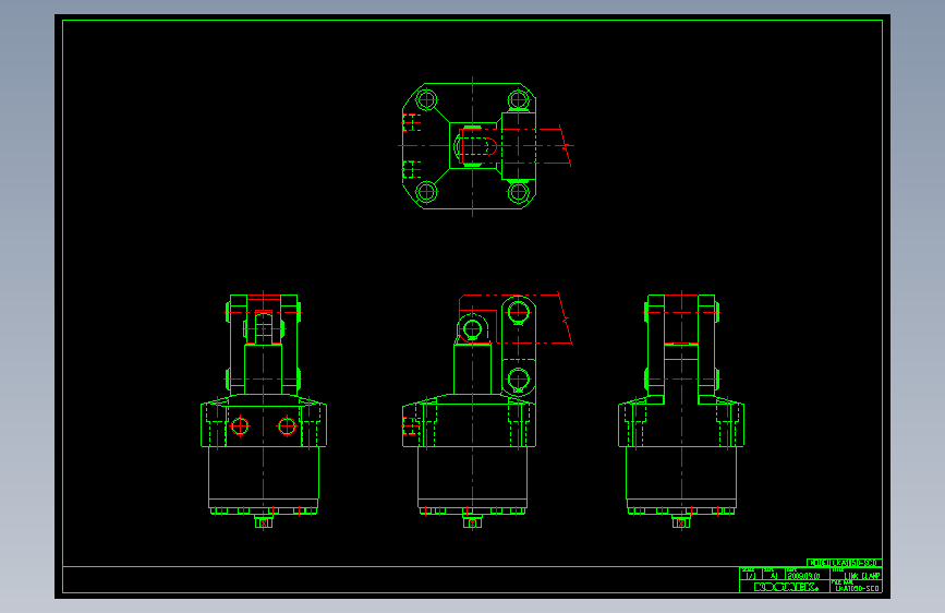 KOSMEKLKA1050-SCD多系列多零件图纸模型