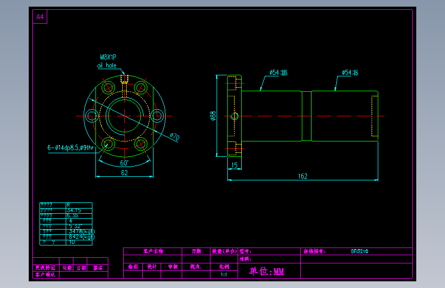 山云日尚SYS滚珠丝杠DFI3210.dwg