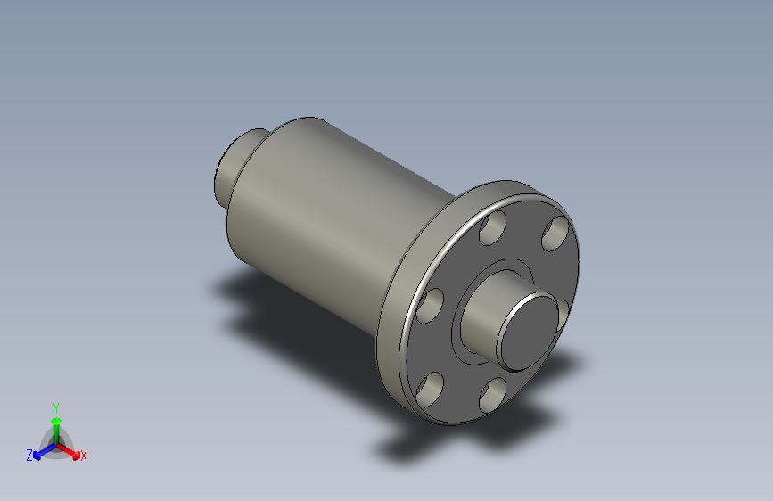 山云日尚SYS滚珠丝杠SFI2510.stp