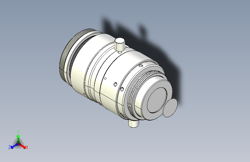 大恒相机镜头Daheng_HN-P-10M_3D_Modeling多系列图纸