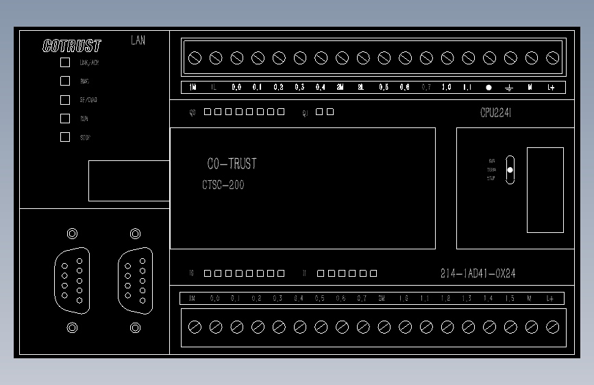 224I晶体管_AutoCAD 2000_模型图纸下载 – 懒石网