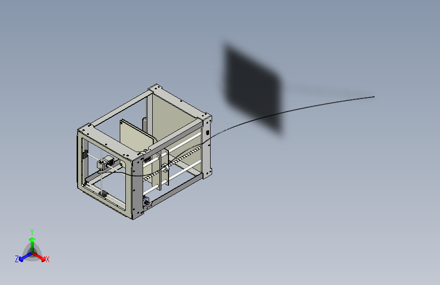 3D打印机总装图