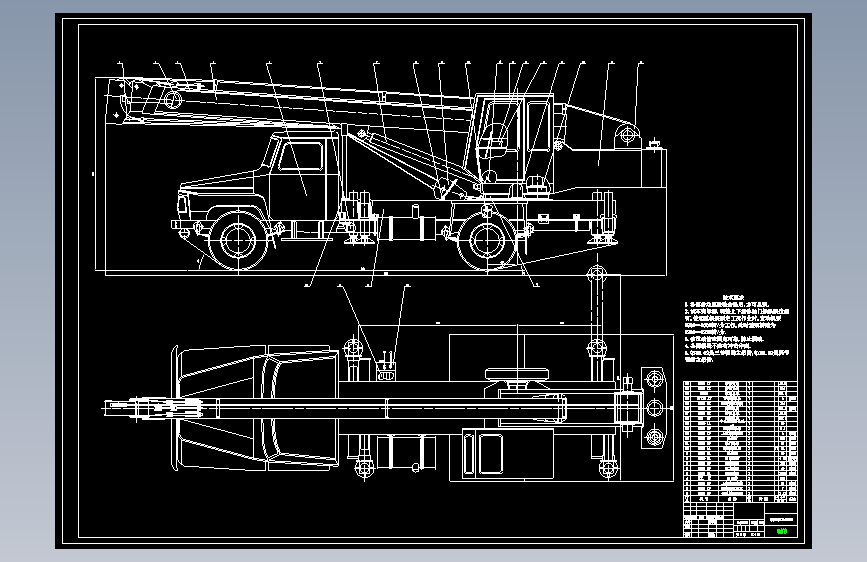 8吨轮胎起重机起升机构部分设计CAD图纸+说明书设计资料