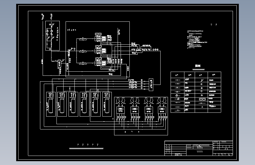 CNG工艺流程图_AutoCAD_模型图纸下载 – 懒石网