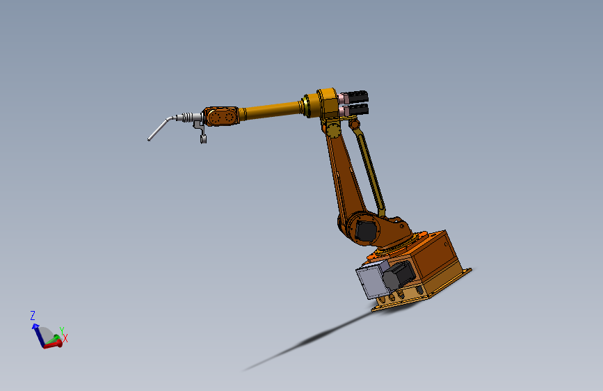 焊接机器人结构设计与分析