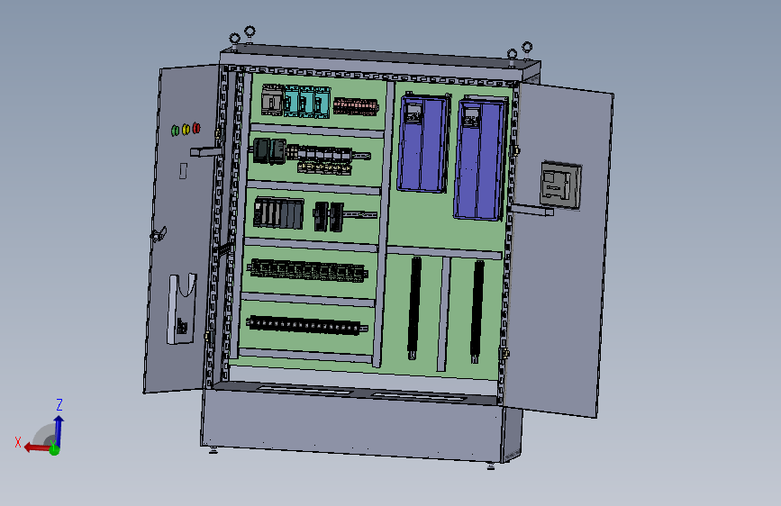 电器柜  电控柜 (120) 机械设计素材