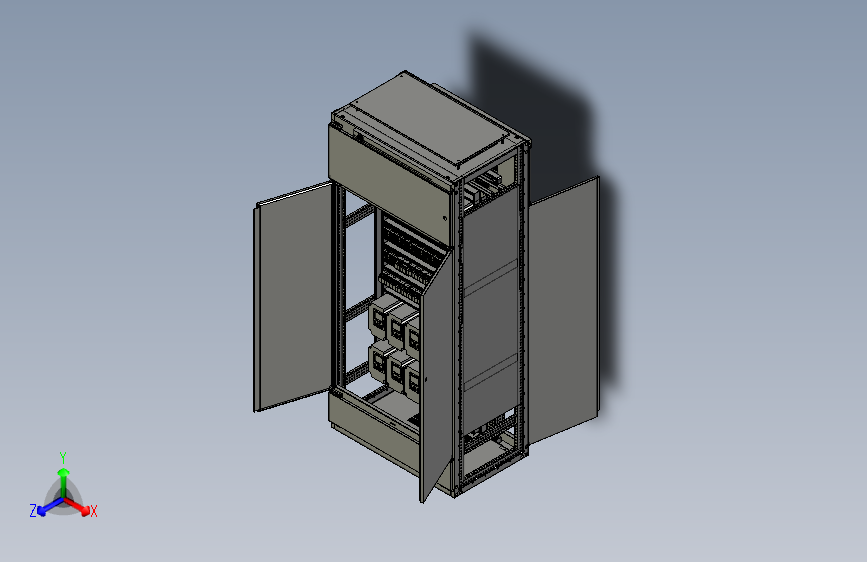 电器柜  电控柜 (104) 机械设计素材