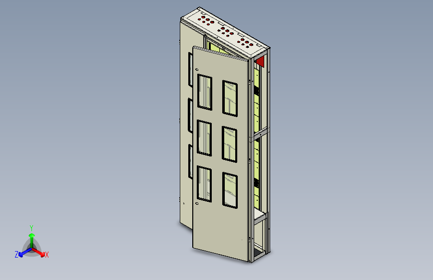 电器柜  电控柜 (102) 机械设计素材