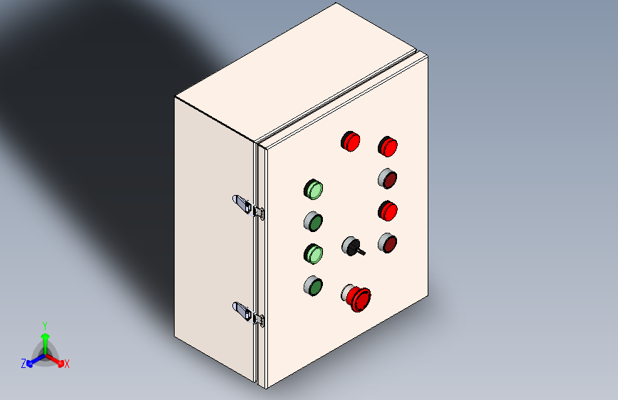 电器柜  电控柜 (82) 机械设计素材