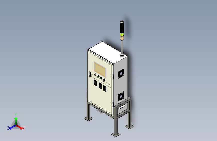 电器柜  电控柜 (18) 机械设计素材