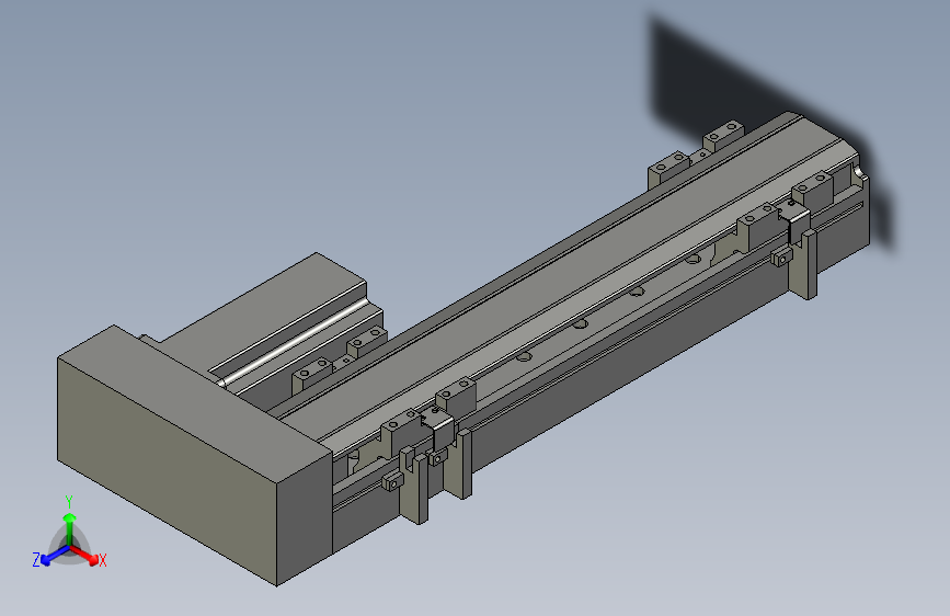 直线模组LHA6-S250-R-200W(16丝杆)设计图纸