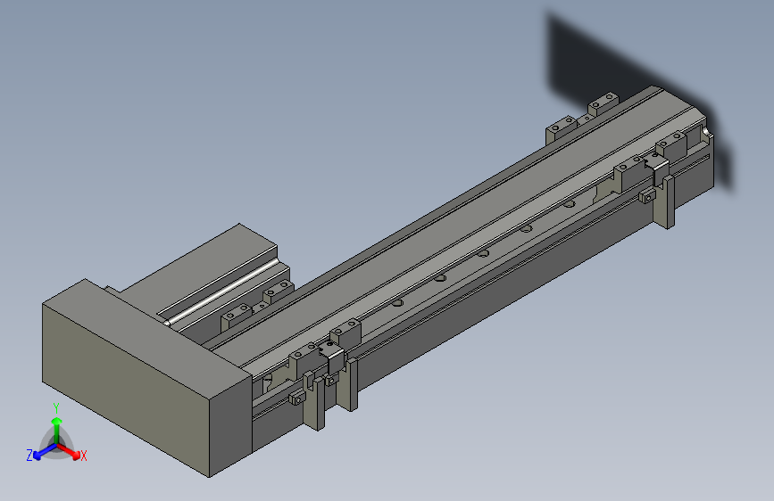 直线模组LHA6-S300-R-200W(16丝杆)设计图纸