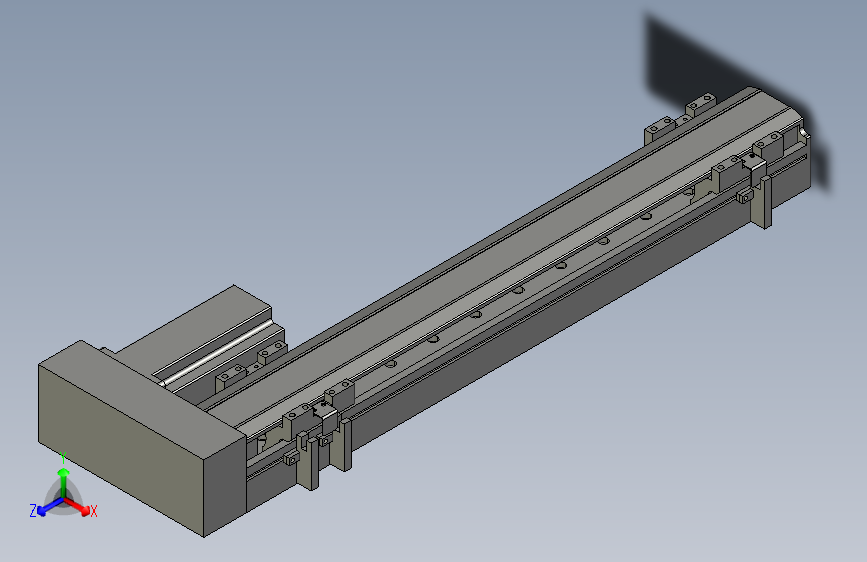 直线模组LHA6-S400-R-200W(16丝杆)设计图纸