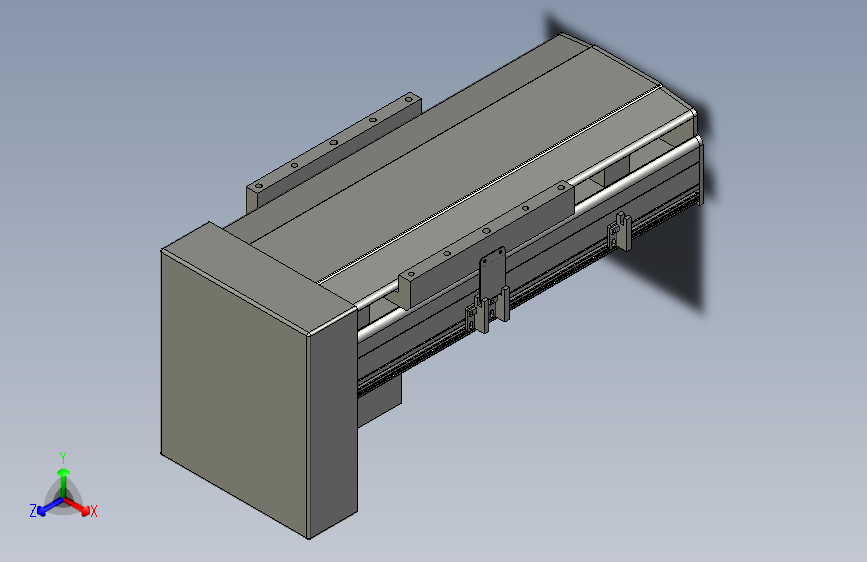 直线模组LHA21-S150-D设计图纸