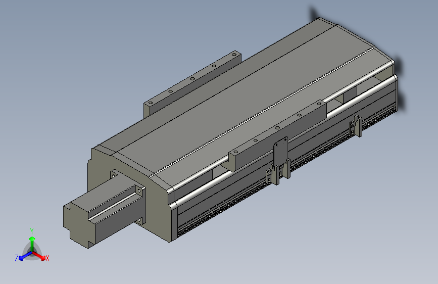 直线模组LHA21-S150-M设计图纸