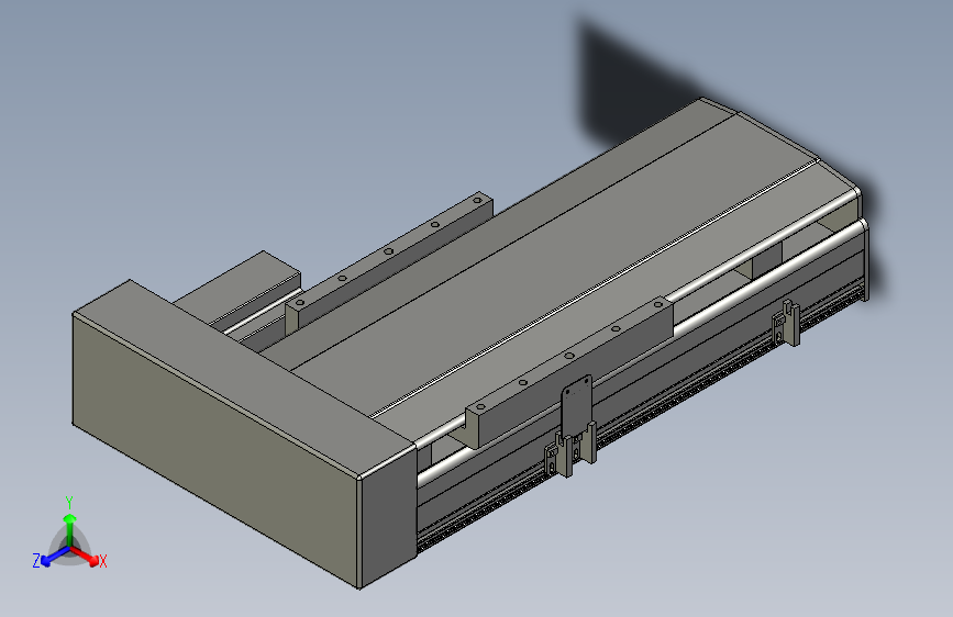 直线模组LHA21-S200-R设计图纸