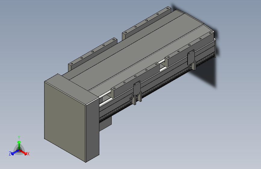 直线模组LHA21-S250-D设计图纸