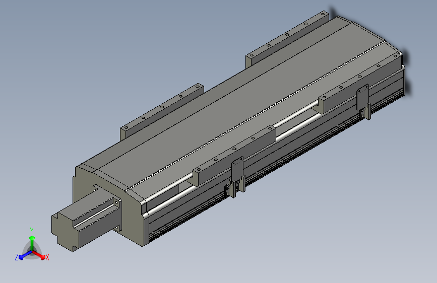直线模组LHA21-S350-M设计图纸