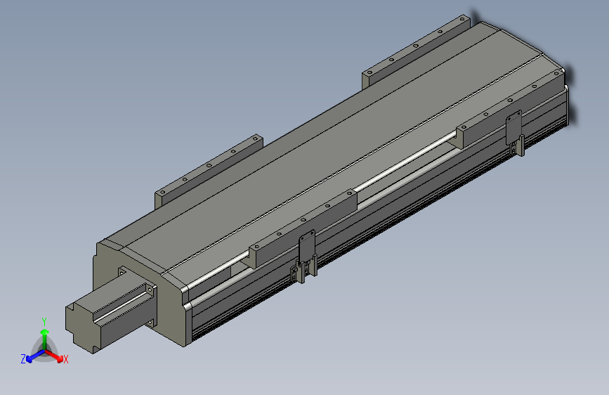 直线模组LHA21-S450-M设计图纸
