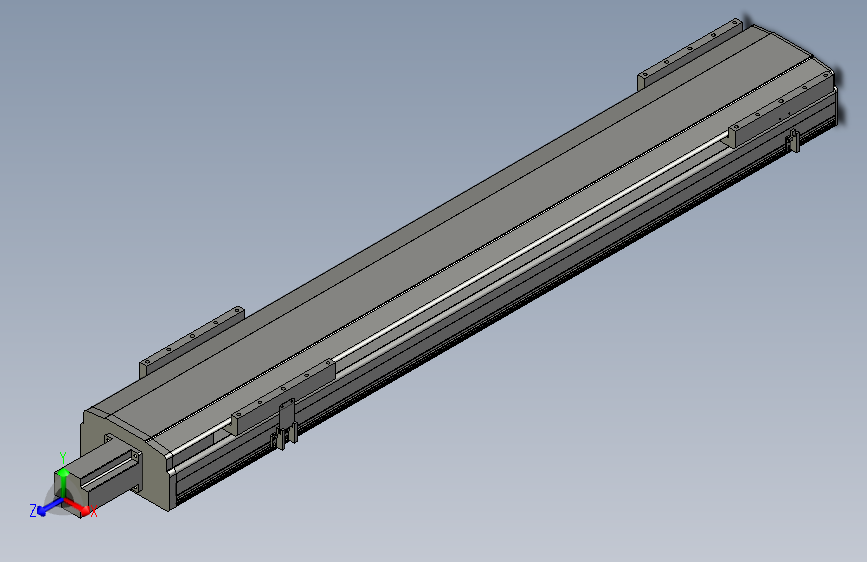直线模组LHA21-S1150-M设计图纸