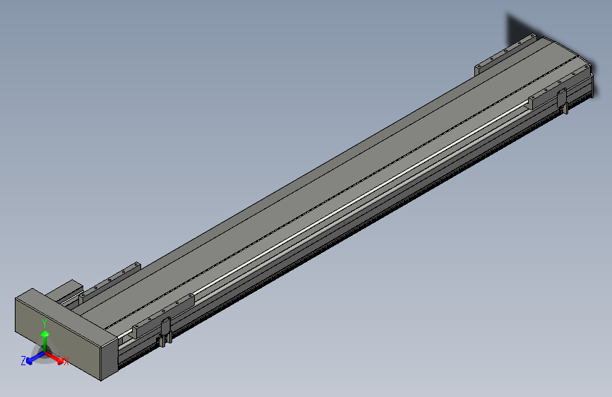 直线模组LHA21-S1550-R设计图纸