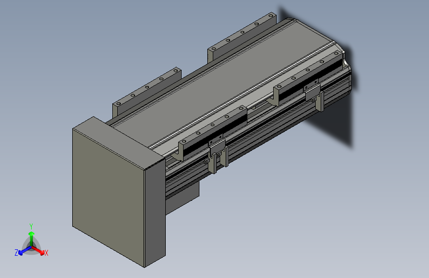 直线模组LHA170-S200-D设计图纸