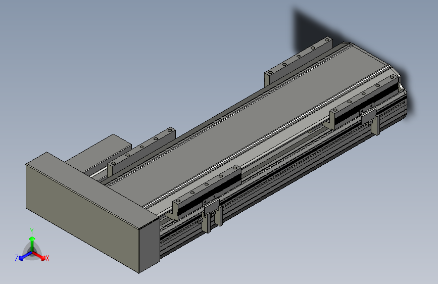直线模组LHA170-S350-R设计图纸