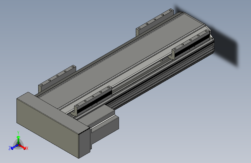 直线模组LHA170-S400-L设计图纸