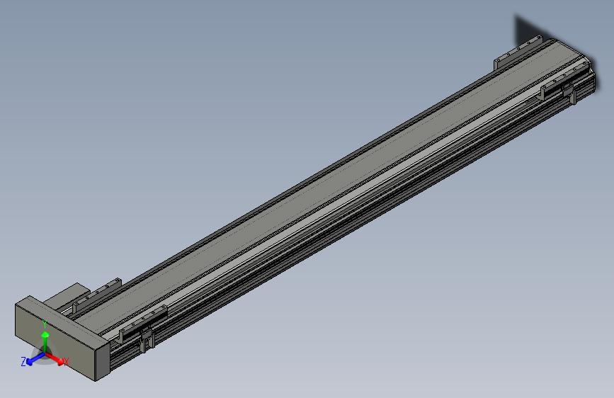 直线模组LHA170-S1400-R设计图纸